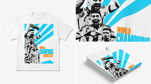 Argentina Unisex Standard Crew T-Shirt | FIFA 2026